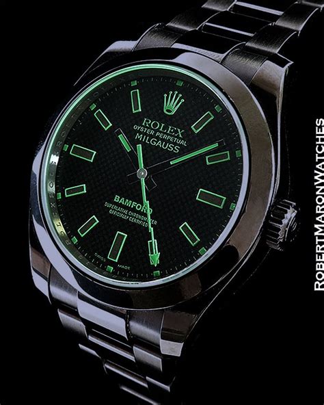 bamford rolex milgauss watches|Rolex Milgauss price list.